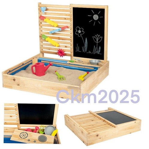 Wooden sand pit with - wooden,