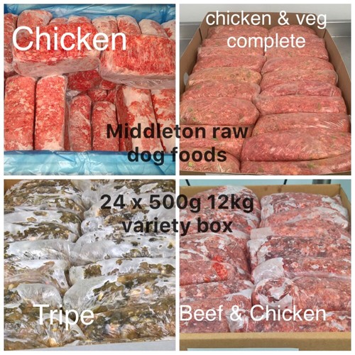 Variety box frozen dog food - box,