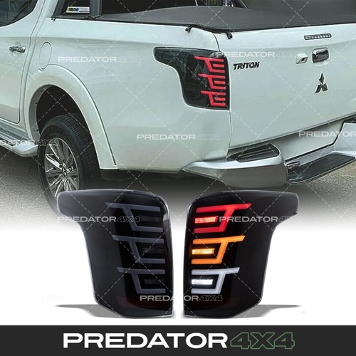 Black smoked rear tail lamp - smoked,