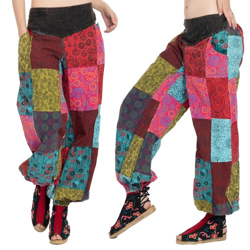 Hippy patchwork trousers - hippy,
