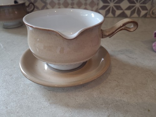 Denby seville gravy - boat, brown