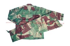Rare African Zimbabwe Rhodesia Camo BDU 100% Cotton Twill Satin Uniform MR