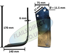 Rotavator Tines to suit Howard