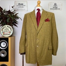 Dege & Skinner Savile Row 2015 (46L) BESPOKE Lightweight Tweed Sport Coat Jacket