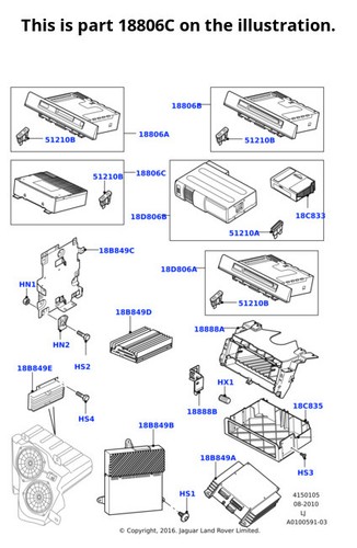 Land rover radio audio system - land,