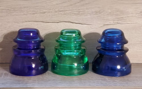 Vintage glass insulators - 3,