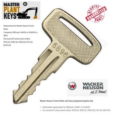 Wacker Neuson Trench Roller / Compactor Ignition Key OEM 160431 / 0160431 / 6896