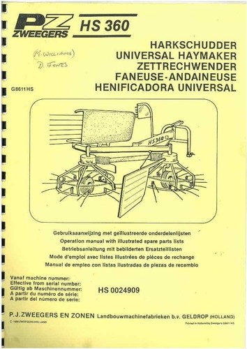 Zweegers haybob tedder - pz,