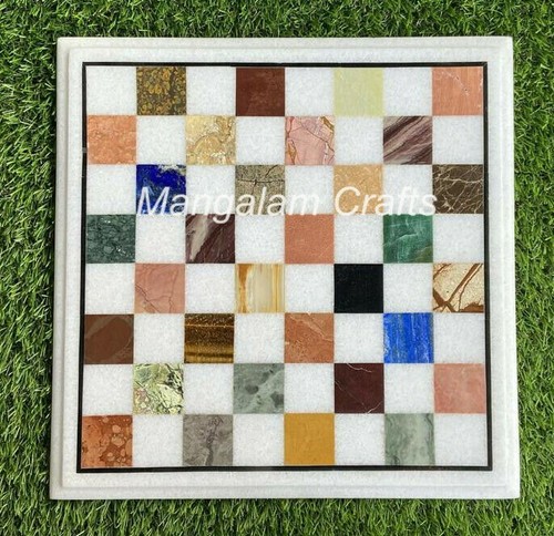 Marble chess game table - chess,