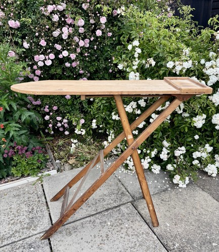 Vintage wooden ironing - wooden,