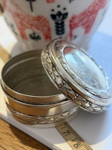 Vintage silver snuff pill - vintage, or