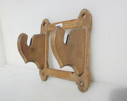 Vintage wooden loo - roll, holder