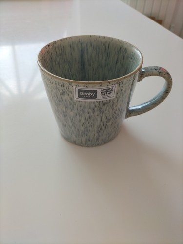 Denby halo speckle mug 400ml - denby,
