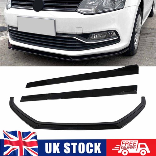 Black front bumper spoiler - bumper,