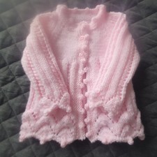 Hand Knitted Matinee Coat Age
