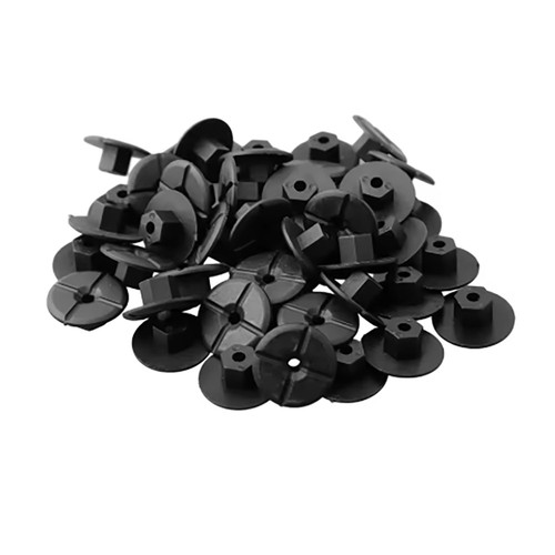 50x 4mm plastic - 4mm, nut