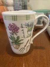 Hudson Middleton Gardeners Design  Mug Nick Holland Auricula Lavandula Spica
