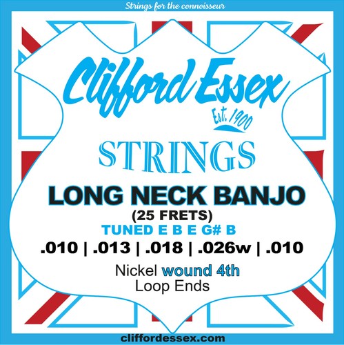 Long neck banjo strings - long,