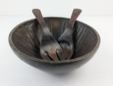 Vintage Salad Bowl And Servers