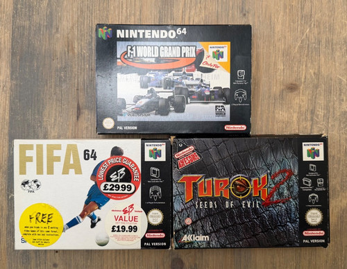 N64 nintendo boxed games - nintendo,