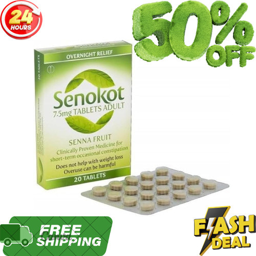 Senokot 5mg tablets gentle - senokot, 7.5mg