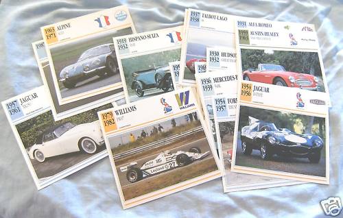 D203 classic car cards - #d203.,