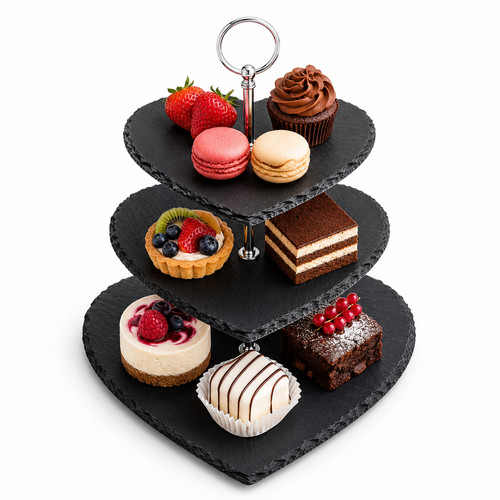 Tier natural slate cake - 3,