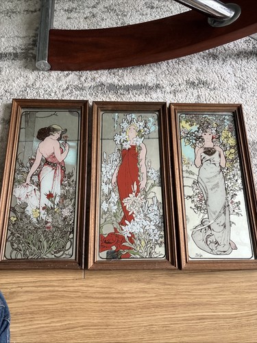 Alphonse mucha set framed - mucha, 3