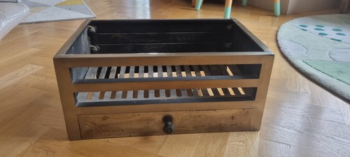 Cast iron fire basket - cast,