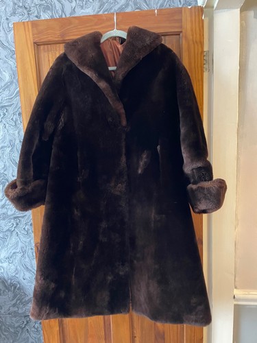 Long brown real - , fur