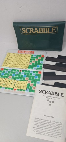 Vintage travel scrabble - vintage,