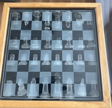Frosted & Clear Glass Chess