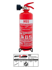 MBS-FIRE (Pii) 2L Foam Fire Extinguisher inc Bracket & Plaque