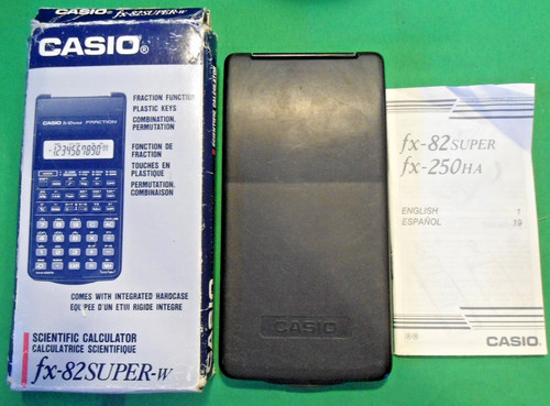 Casio fx82 super battery - casio, w