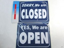 Open / Closed Sign Double sided  Hanging Shop Sign - Shop Window / Door Sign