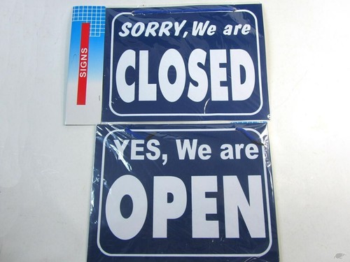 Open closed sign - open, /