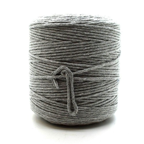 Premium grey macrame cord - premium,