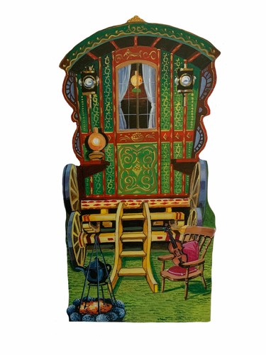 Romany gypsy bow top caravan - gypsy,