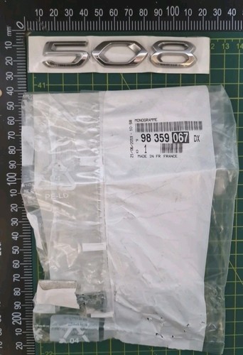 Peugeot 508 boot badge - peugeot, rear