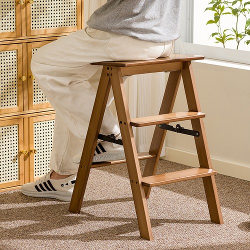 Foldable library ladder - foldable,