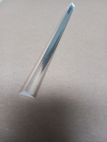 Clear acrylic triangular bar - clear,