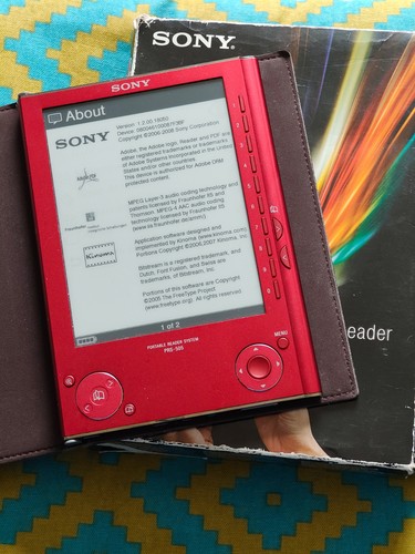 Sony reader prs 505 - reader, 6-inch
