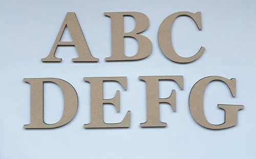 Wooden letters mdf 6mm - wooden,