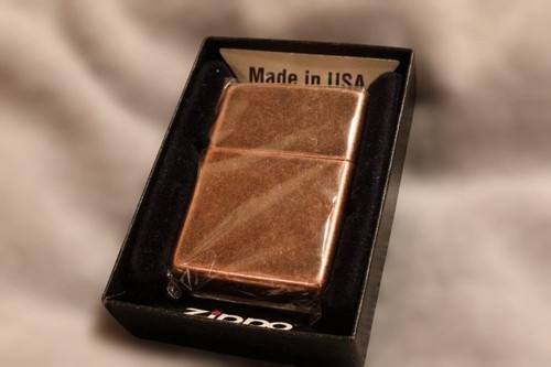 Zippo 301fb antique - zippo, copper
