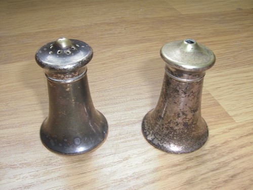Silver plated salt - silver,