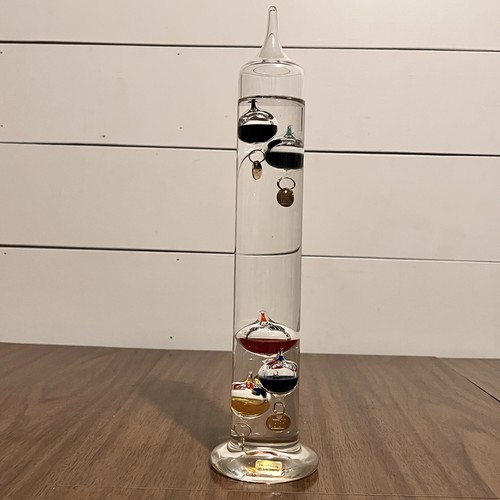 Glass galileo thermometer - glass,