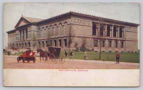 Postcard chicago illinois art - postcard,