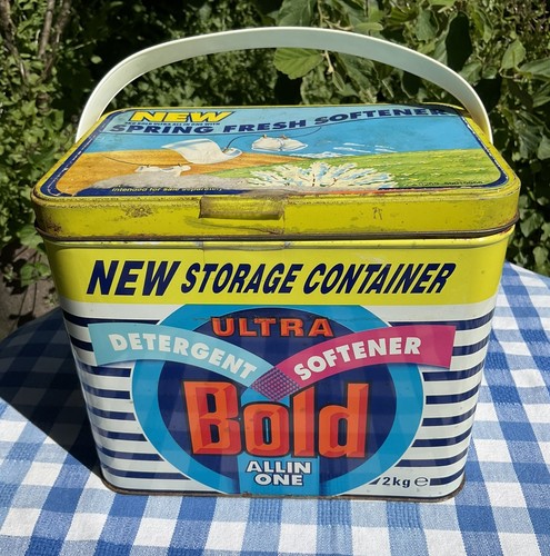 Vintage washing powder tin - powder,
