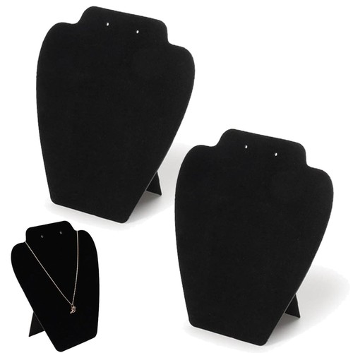 2pcs black velvet necklace - black,