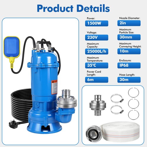 Submersible flood water - submersible,